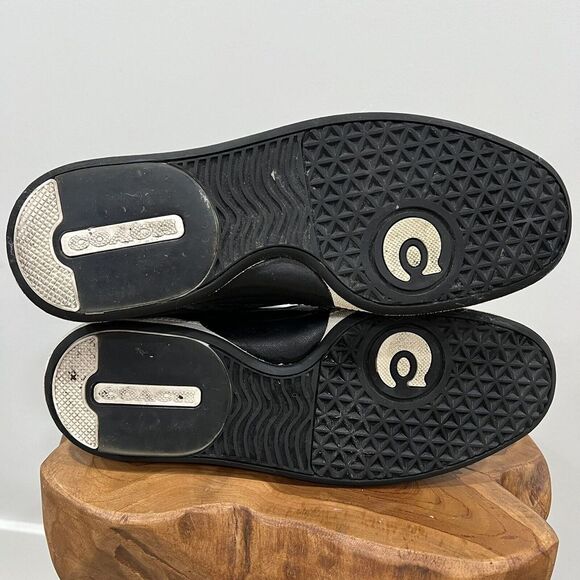 Coach Men's Signature Mid Top Sneaker. Size 10D Color Black. NIB CI083 - Picture 12 of 13